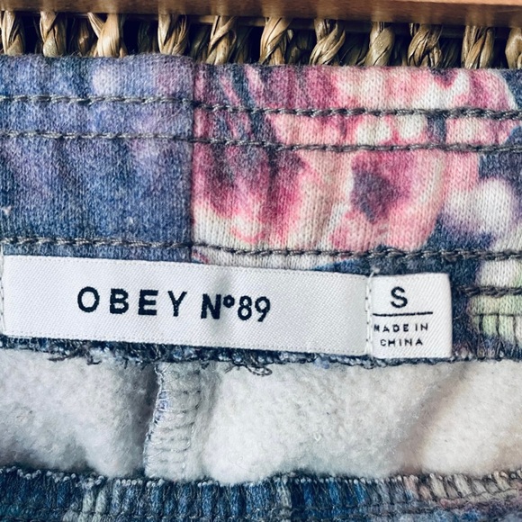 OBEY Floral Sweatpants Joggers - Picture 5 of 5